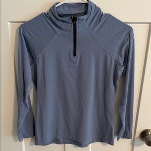 Stride Equestrian - Light Blue Quarter-Zip Pullover Youth size L